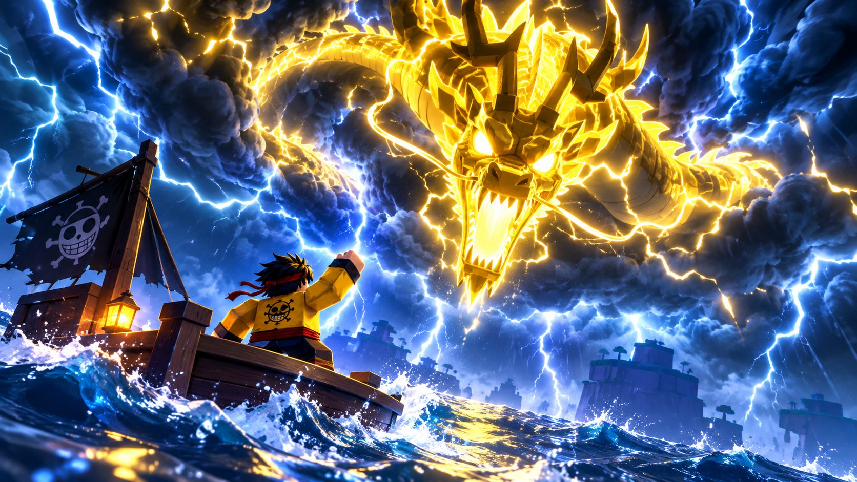 Blox Fruits Rumble jetzt Lightning: Blitzdrache aus der Gewitterwolke