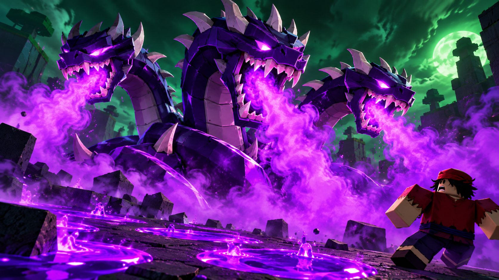 Blox Fruits Venom bekommen: Gift-Hydra mit Giftpfützen