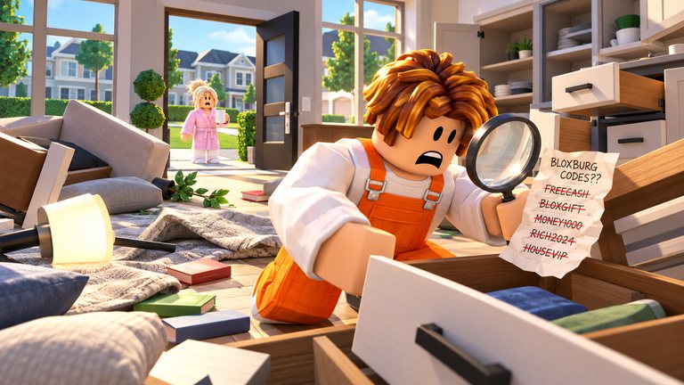 Bloxburg Codes suchst du ewig, das Spiel hat kein Codefeld