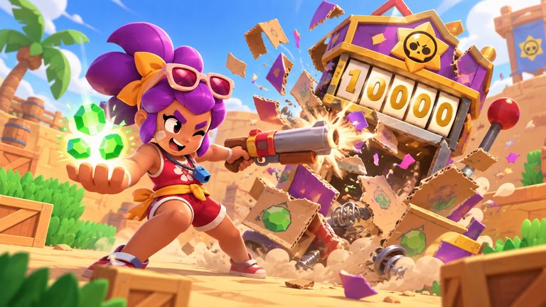 Gratis Juwelen in Brawl Stars holst du dir nur im Spiel