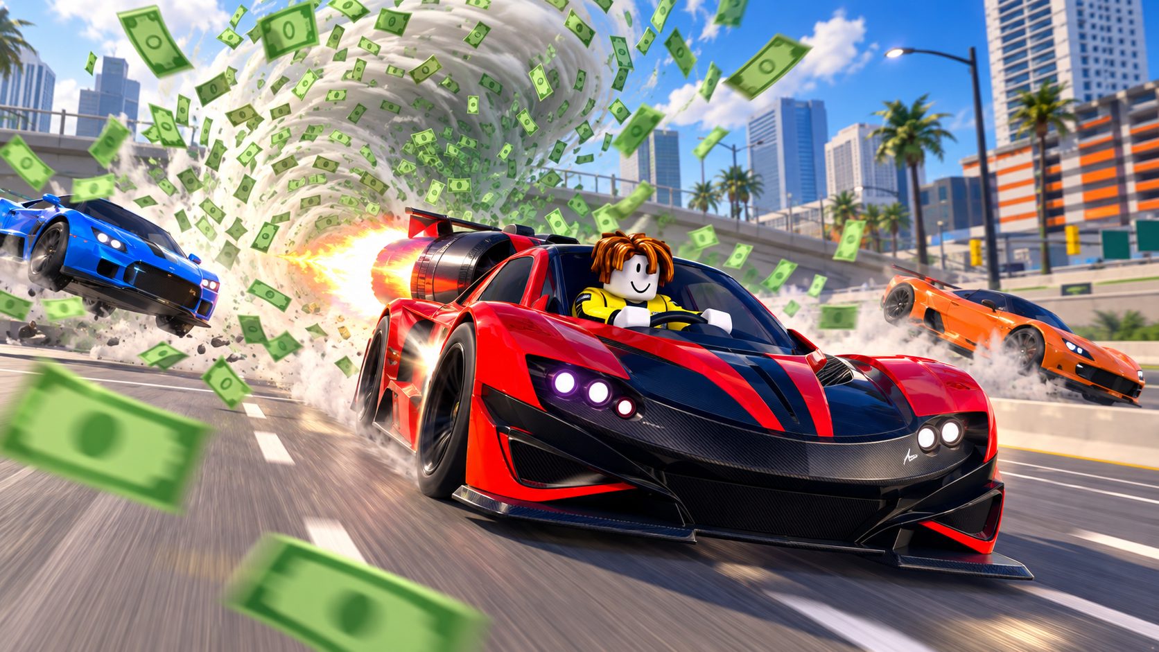 Driving Empire Codes in Roblox: Raketenauto und Cash