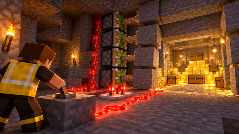 Minecraft Redstone für Anfänger beginnt mit fünf Blöcken