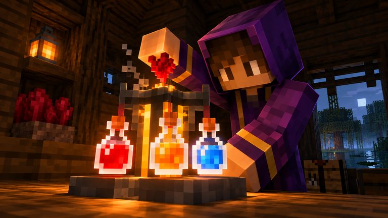 Alle Minecraft Tränke beginnen mit derselben Zutat