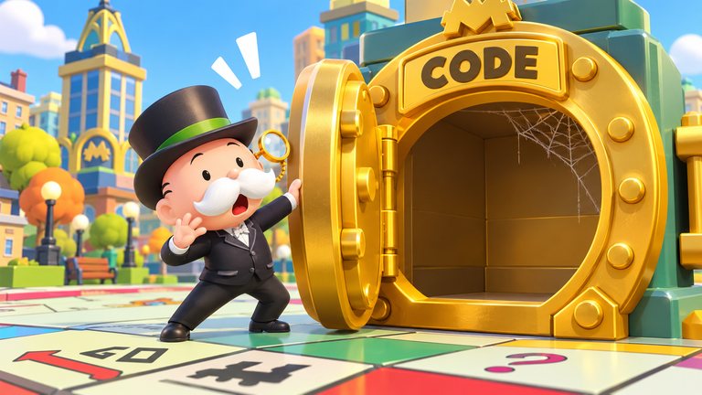 Monopoly Go Codes haben ein Feld, nur gerade keinen Code