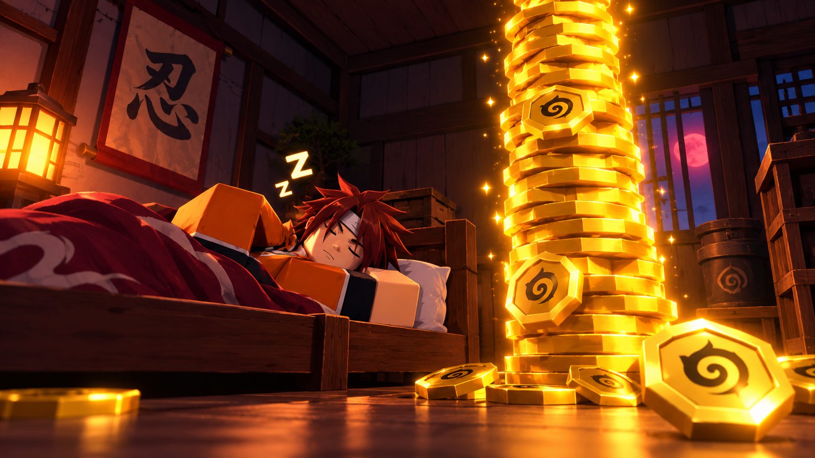 Shindo Life Spins bekommen: Ninja schläft in My Home
