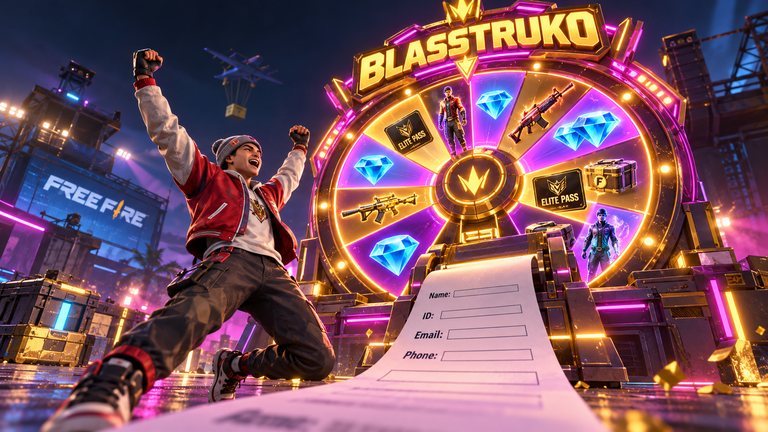 BlassTruko says you won in Free Fire and asks for this