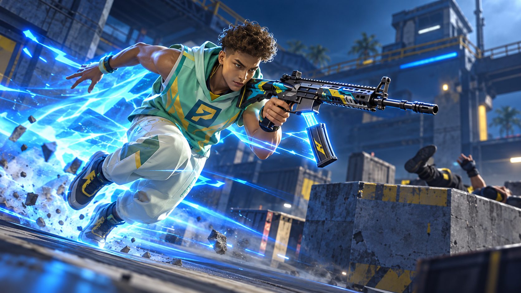 Free Fire best character combination with Tatsuya dashing