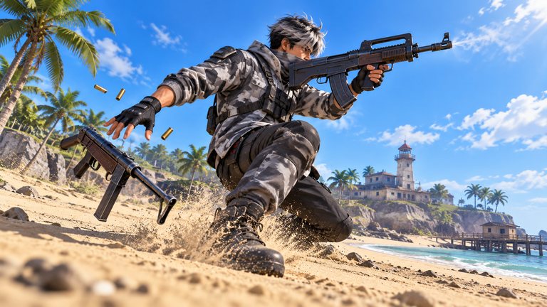 The best gun in Free Fire MAX is two guns, not one