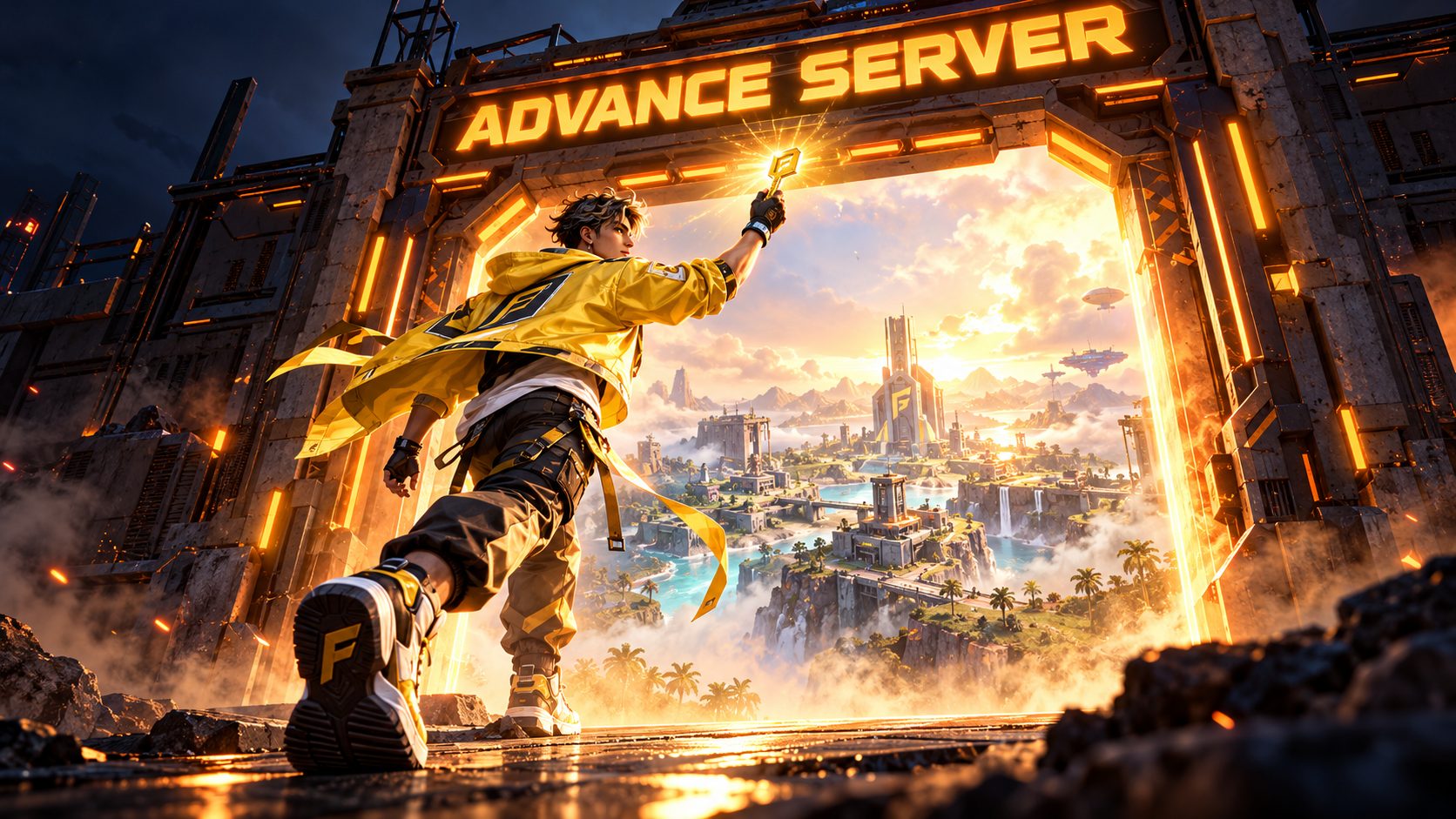 Free Fire beta Advance Server gate with activation code key