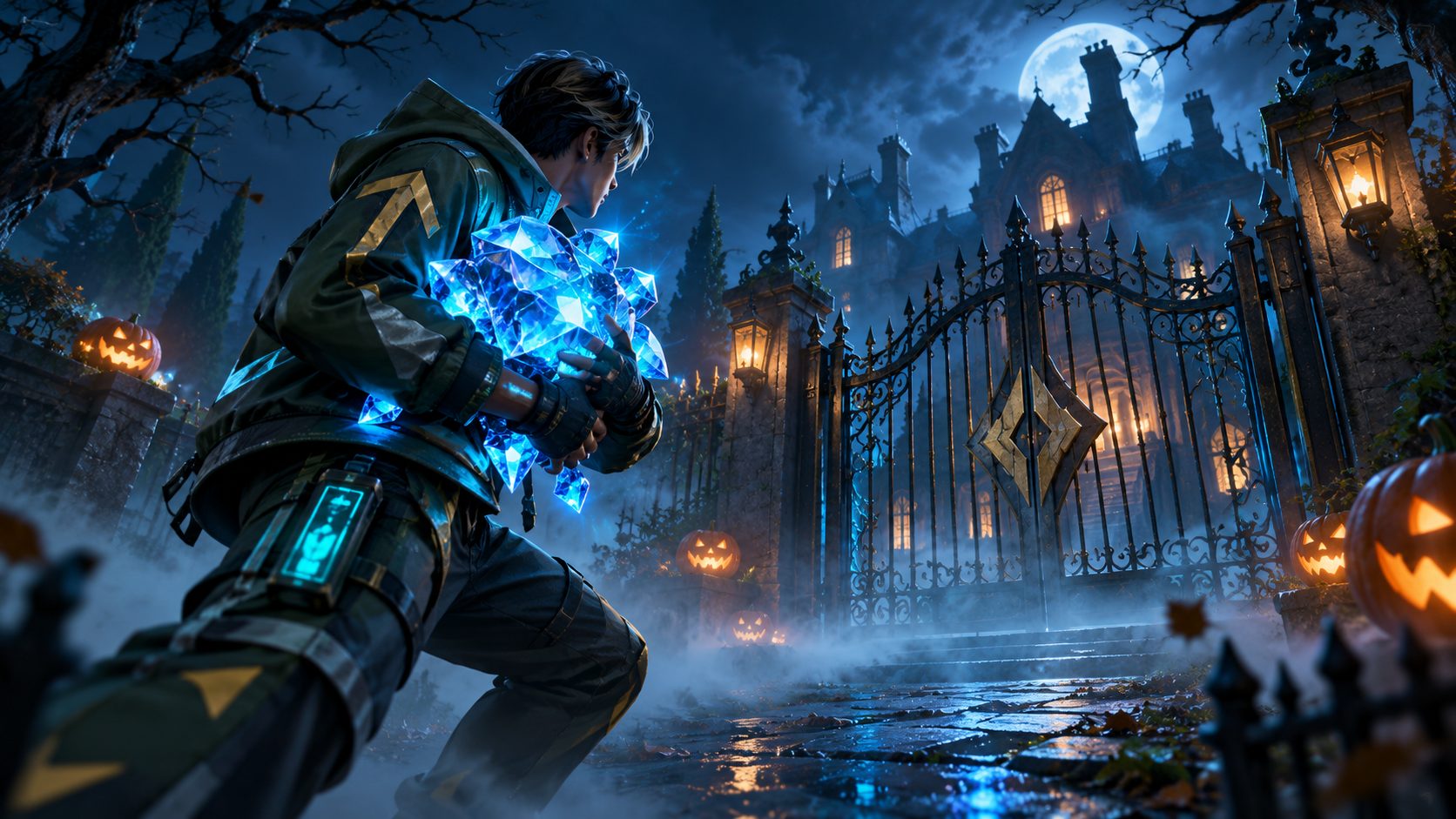 Free Fire weekly agenda with the Halloween manor event