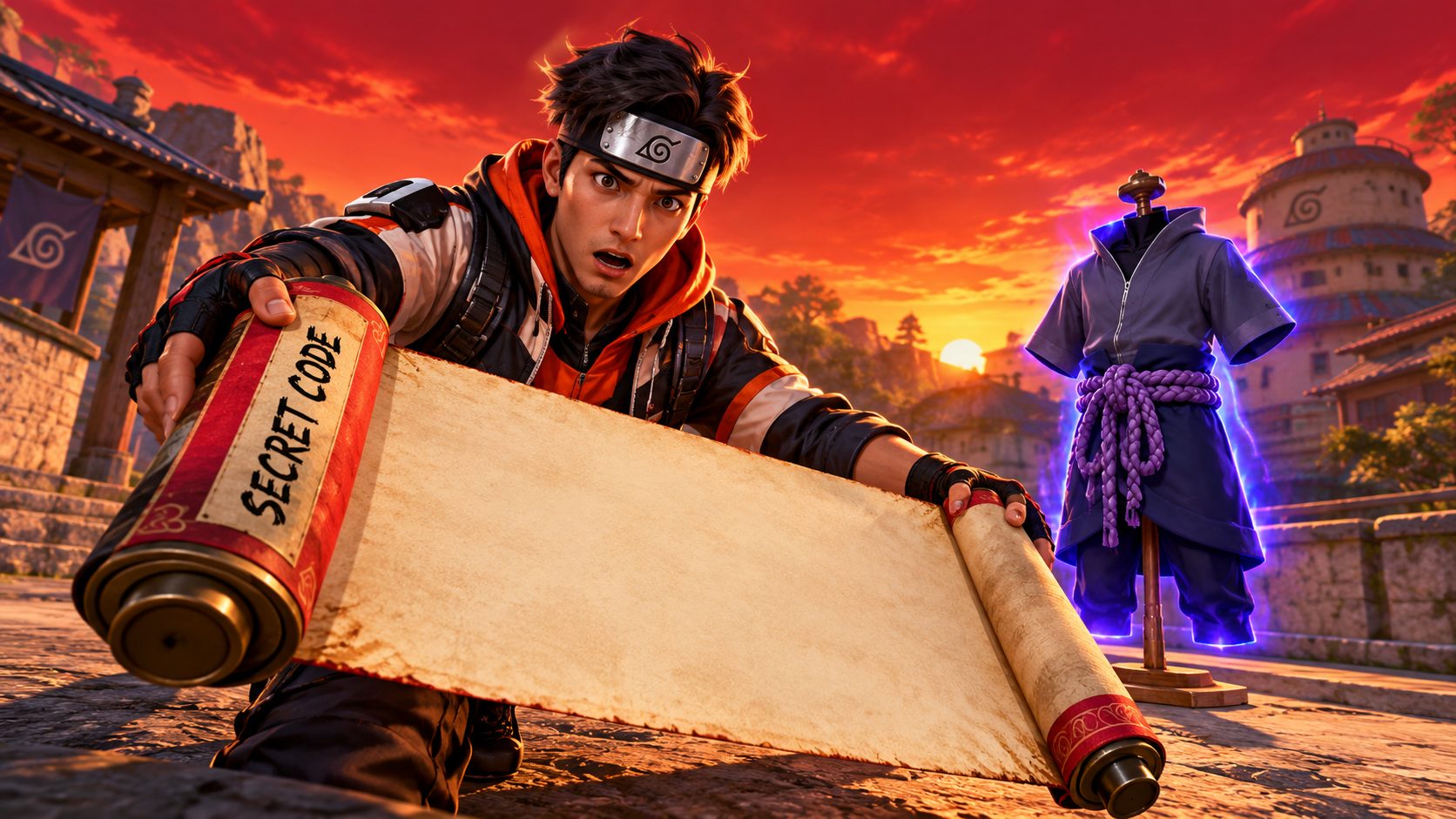 Klozur Free Fire Sasuke skin secret trick