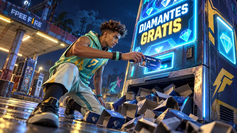 Ocutropa gives you Free Fire Diamonds for your ID