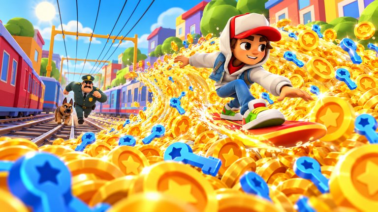 Subway Surfers mod APK gives you unlimited keys and coins