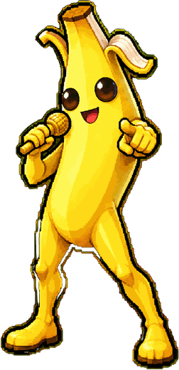 Peely de Fortnite, el presentador