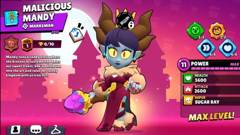 Todas las skins de Mandy en Brawl Stars y cómo conseguirlas