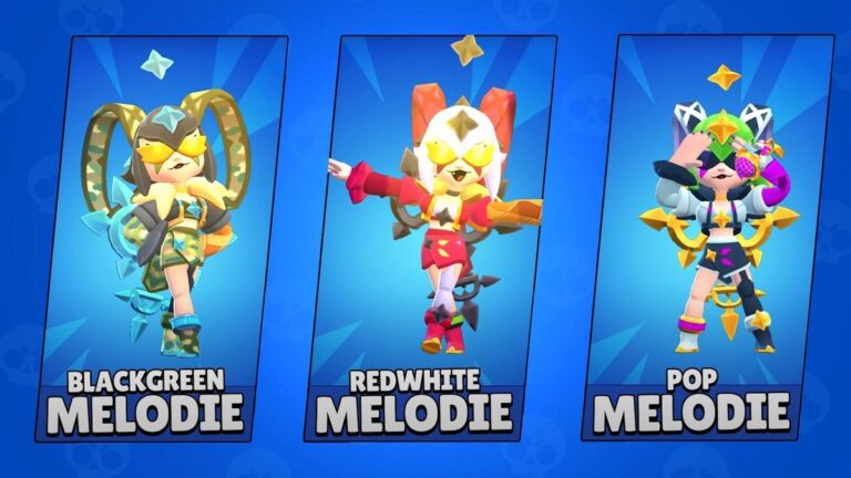Todas las skins de Melodie en Brawl Stars y cómo conseguirlas