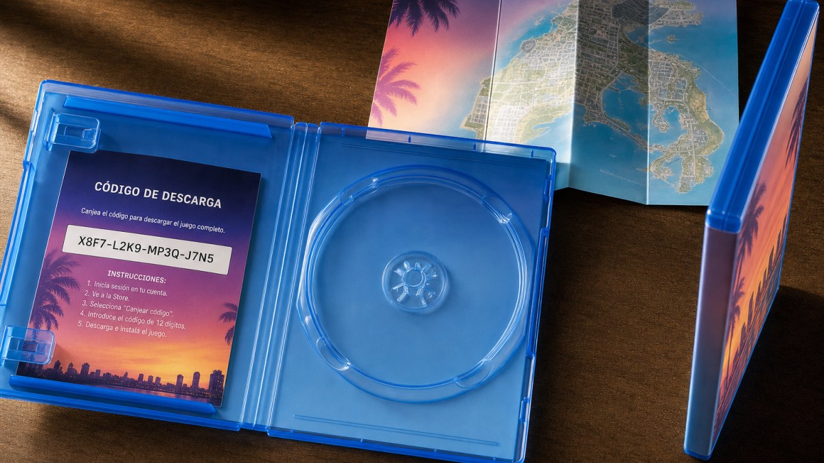 GTA 6 en formato físico viene sin disco: esto es lo que trae la caja