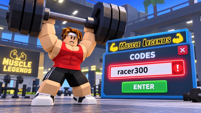 Códigos de Muscle Legends y el intruso que no te va a servir