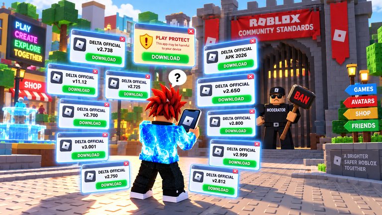 Delta Roblox te dice que el baneo es raro y Roblox dice esto