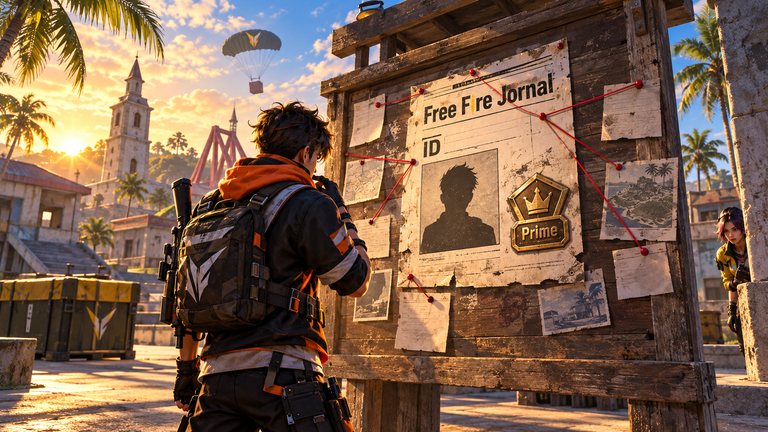 Free Fire Jornal solo te pide el ID y esto es lo que enseña
