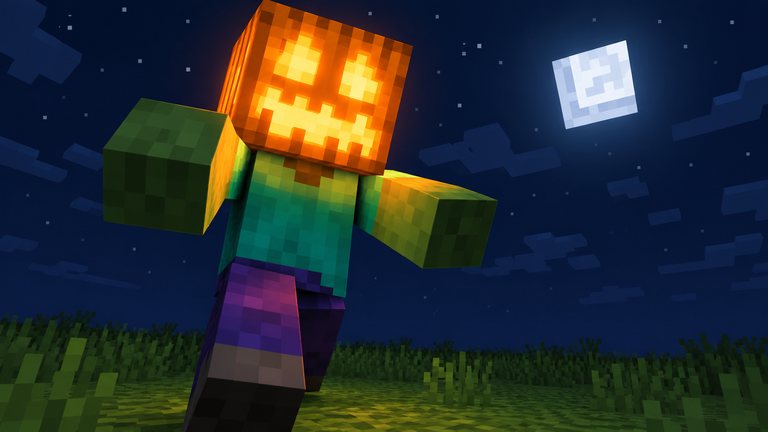 Minecraft tiene un Halloween que en el móvil no vas a ver