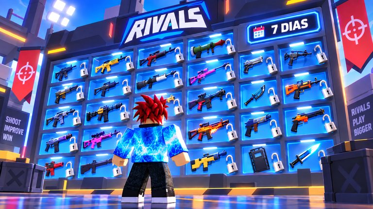 RIVALS de Roblox deja todas sus armas gratis 7 días y te da llaves por esto