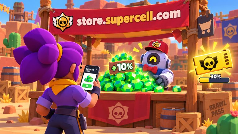 Supercell Store te da un extra que Brawl Stars no te da y esto es lo que te llevas