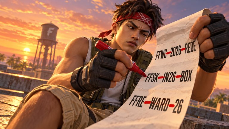 Zambitropa te da 8 códigos de Free Fire y ninguno cuadra