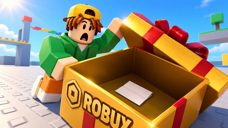 Biozelders te pone un regalo de Robux en Roblox y es esto