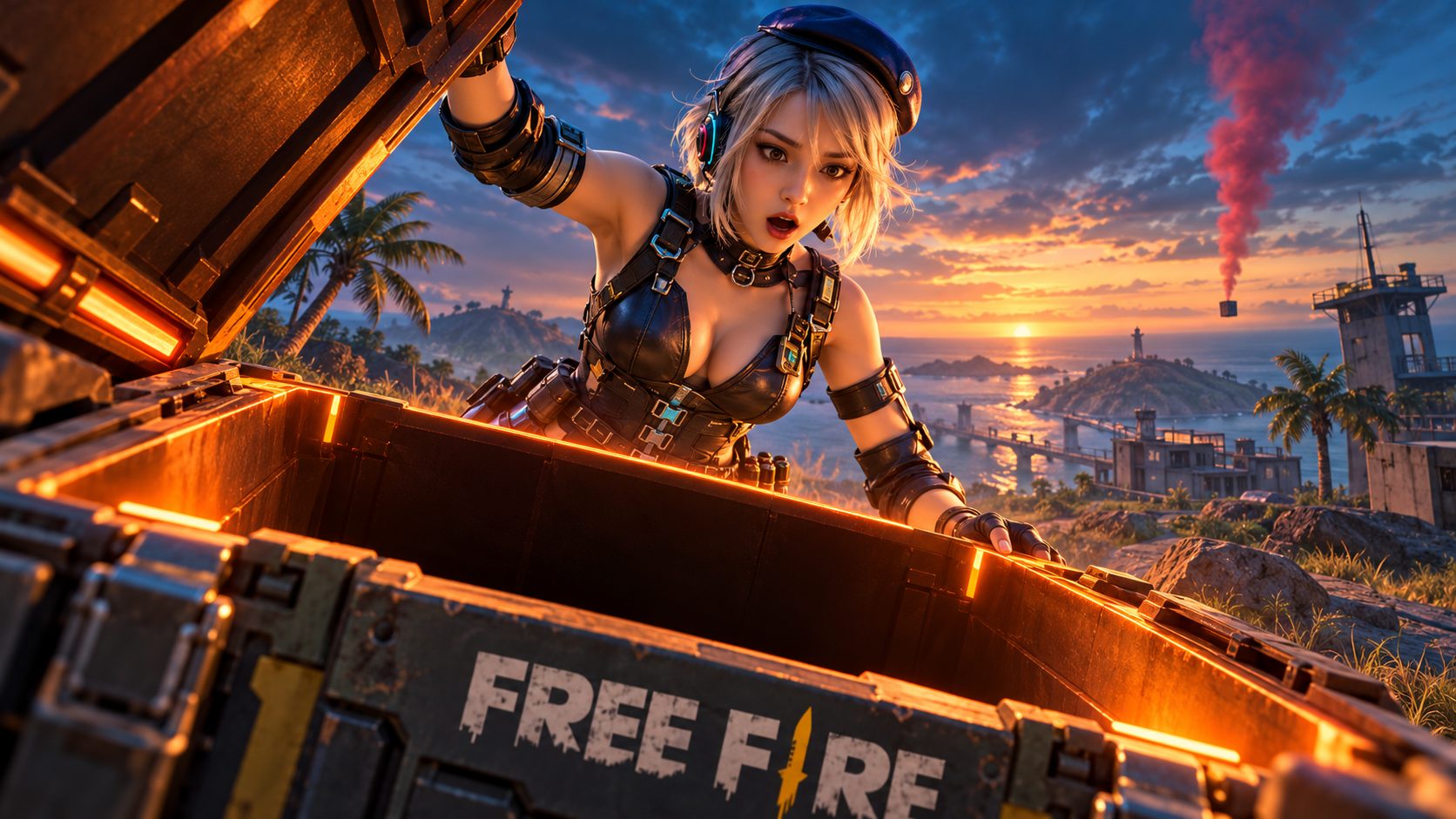 Superviviente de Free Fire abre una caja de suministros vacía