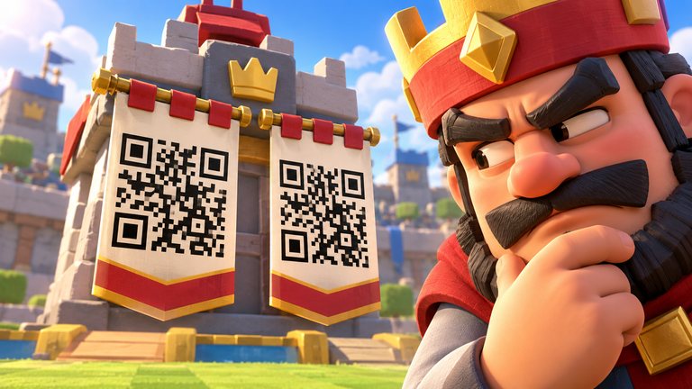 Los códigos QR de Clash Royale abren igual si son falsos