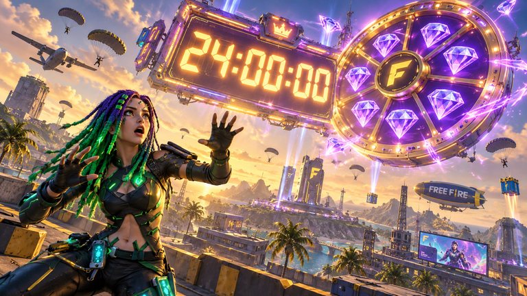 Códigos Blass y el reloj de Free Fire que empieza contigo
