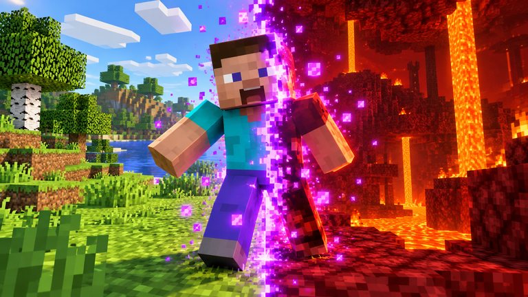 Comando tp en Minecraft: el atajo que te lleva al Nether