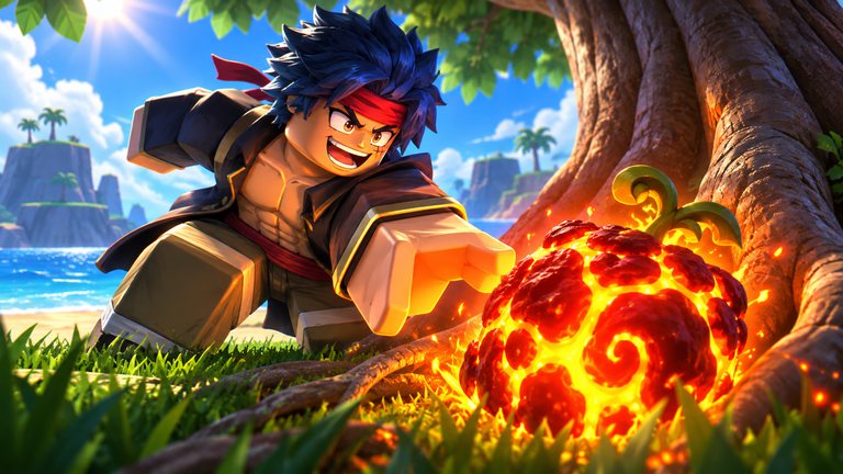 La fruta Magma de Blox Fruits te cae gratis si miras aquí