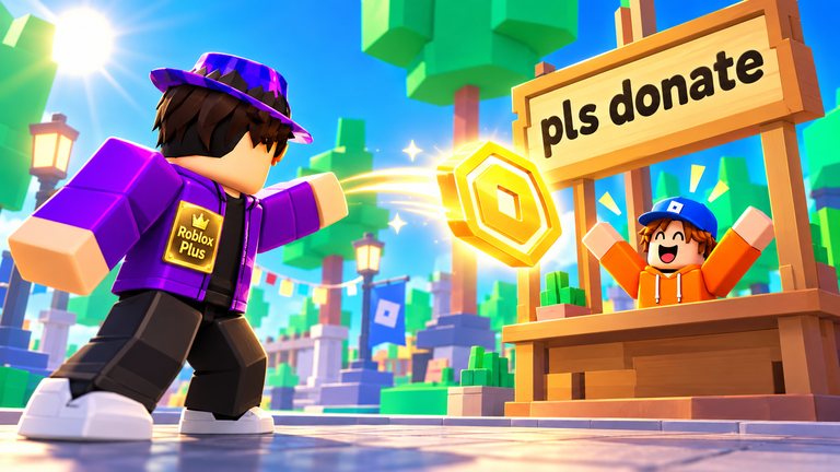 Conseguir Robux en PLS DONATE depende de algo que no pagas