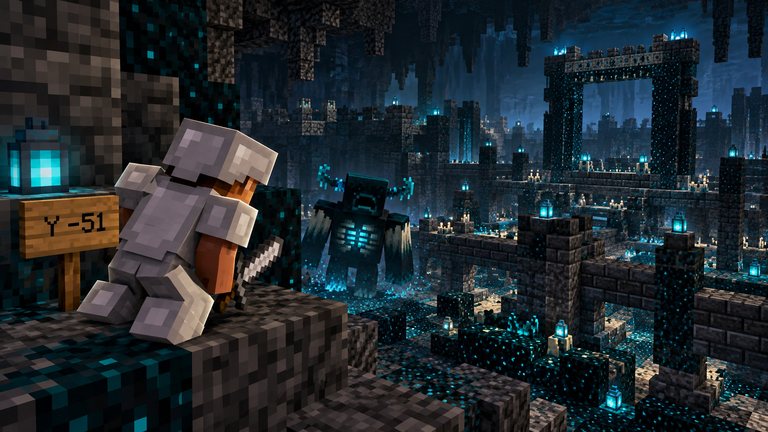 La ciudad antigua de Minecraft está siempre a Y -51