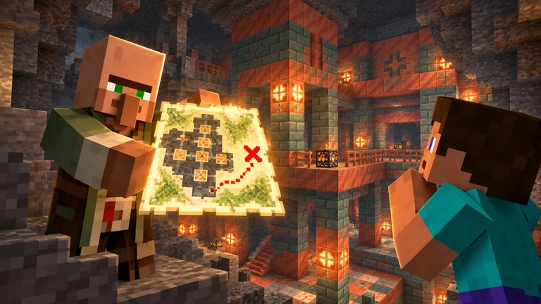 La Trial Chamber de Minecraft te la vende un aldeano