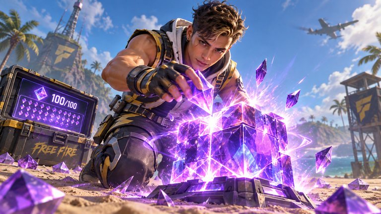 El Cubo Mágico de Free Fire sale gratis con 100 piezas