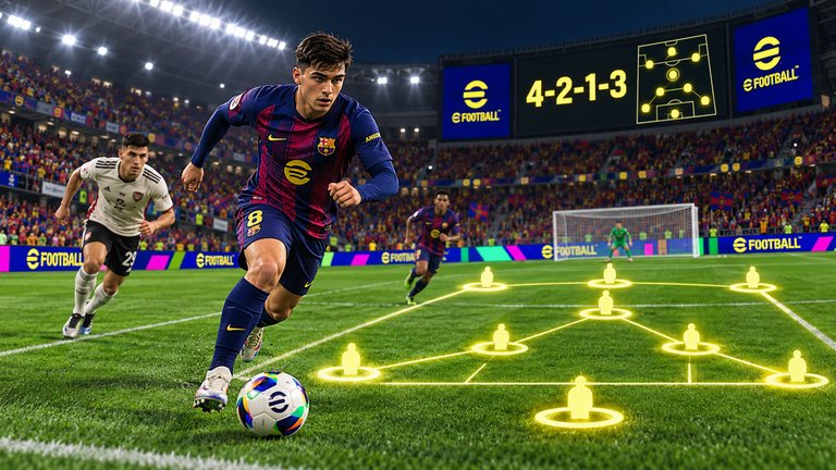 eFootball 2026: estas son las formaciones que más ganan