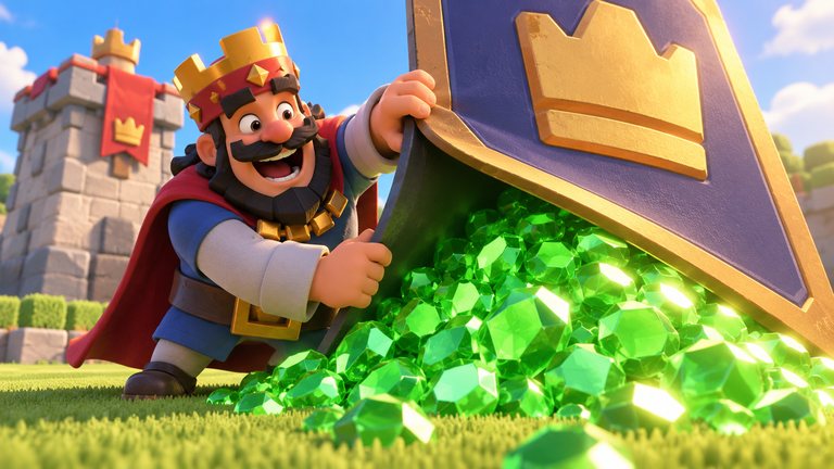 Las gemas gratis de Clash Royale se esconden en tus cartas