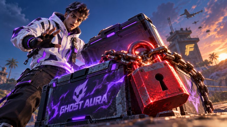Ghost Aura Panel jura ir limpio en Free Fire y te lleva aquí