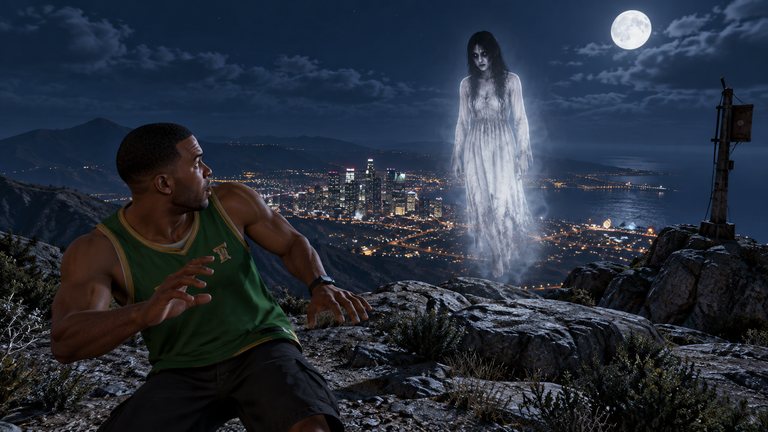 GTA 5 esconde un fantasma en una montaña que sale de noche