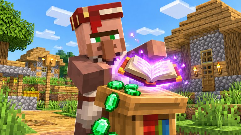 Aldeanos de Minecraft: un bloque decide lo que te venden