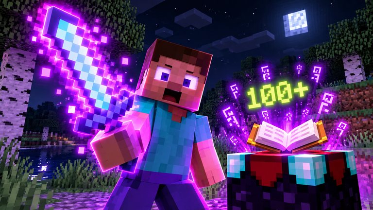 El comando de Minecraft que encanta a nivel 100 y más