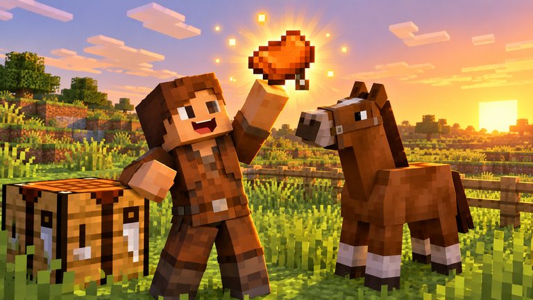 Minecraft ya te deja craftear la silla de montar con esto