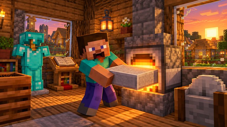 Minecraft: así haces el soporte de armadura y el compostador
