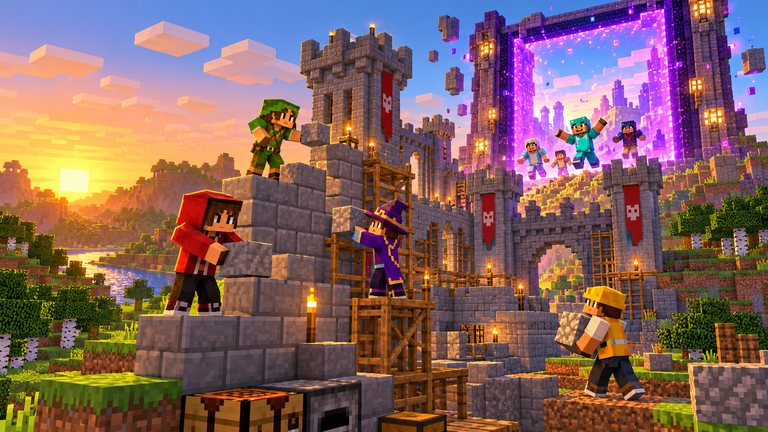 Minecraft se juega con amigos sin pagar Realms y así se hace