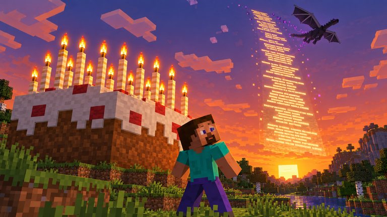 Minecraft cumple 17 años y su creador ya casi no sale en él