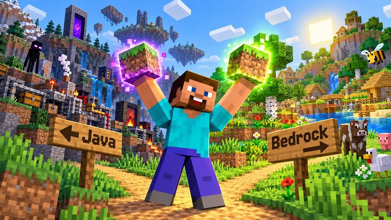 Minecraft Java o Bedrock: cuál comprar y qué te llevas