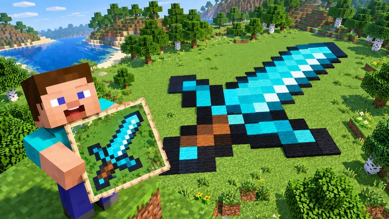 Minecraft pixel art: así pasas cualquier dibujo a bloques
